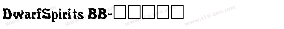 DwarfSpirits BB字体转换
